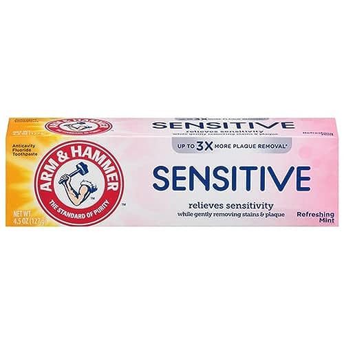 Dentifrice Arm & Hammer Sensitive soulagement gencives et menthe fraîche