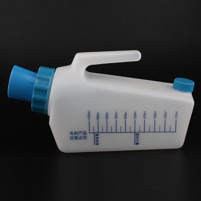 Botella reutilizable para orinar de 1000 ml para niños varones miniatura 6