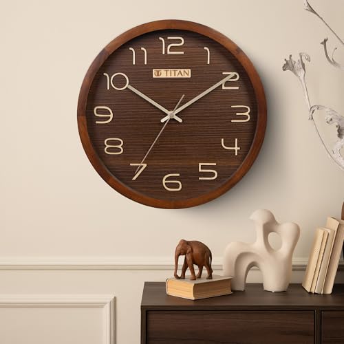 Image of Titan Classic Wooden Wall Clock (30cm x 30cm) W0104WA01