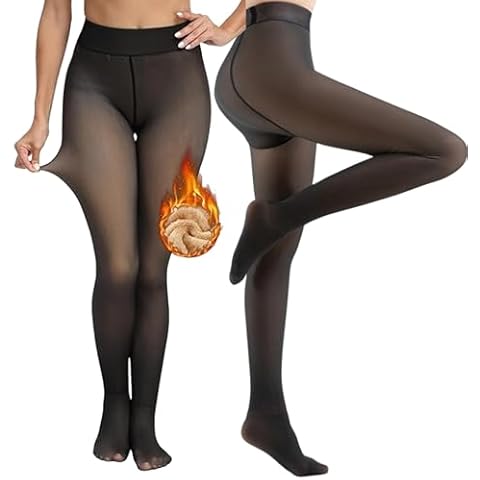 UAZEO Women's Fleece Lined Thermal Tights Cover