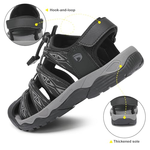 Image of Dannto Women's Sport Hiking Sandals Closed Toe Outdoor Athletic Walking Sandal Lightweight Summer Water Shoes