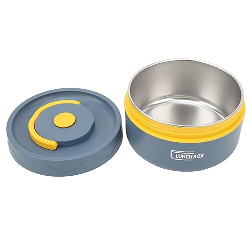 La mejor selección de Fiambreras los preferidos por los clientes. 48 Fiambrera para Estudiantes Inoxidable 304, Recipiente Portátil para Almuerzo, 420ml Sellada Crisper Caja de Almuerzo, Tapa a Prueba de Fugas, Trabajo, Escuela, Salidas