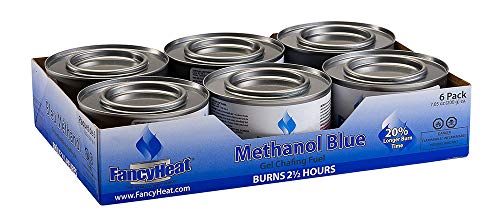 FancyHeat Methanol Blue Chafing Fuel (6 Pack Tray)