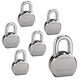 Master Lock - (6) High Security Pro Series Keyed Alike Padlocks 6230NKA-6 w/BumpStop Technology