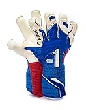 Wrapped Thumb Rinat Xtreme Guard Pro Guante De Portero, Unisex Adulto, Azul/Rojo, 7
