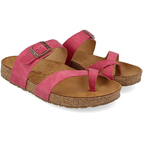 Image of HAFLINGER unisex-adult Summer Genuine Leather Comfort Anatomic Footbeds Straps Juno Sandals