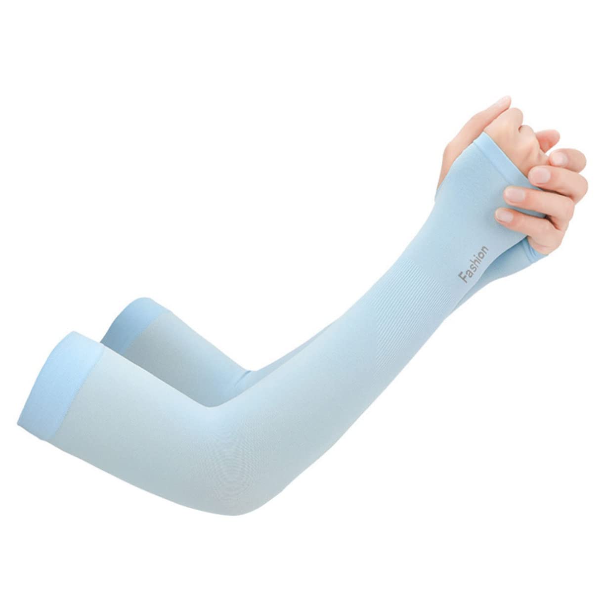 GALPADA 15paare Uv-Schutz Armstulpen Aus Atmungsaktivem Eiskrepp Sonnenschutz Ärmel Für Outdoor-aktivitäten Wie Golfen Fischen Und Fahren Mischfarben Weiß Blau
