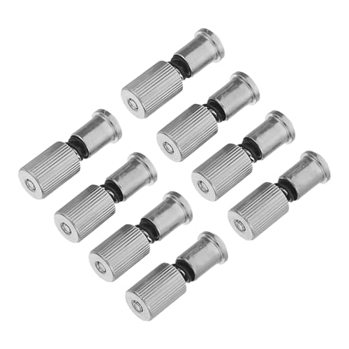 NOLITOY 8 Viti a Testa Zigrinata per Piedino Premistoffa Attacco Rapido Viti di Fissaggio Manuale per Macchina da Cucire Domestica Accessori Compatibili per Trapuntatura e Cucito