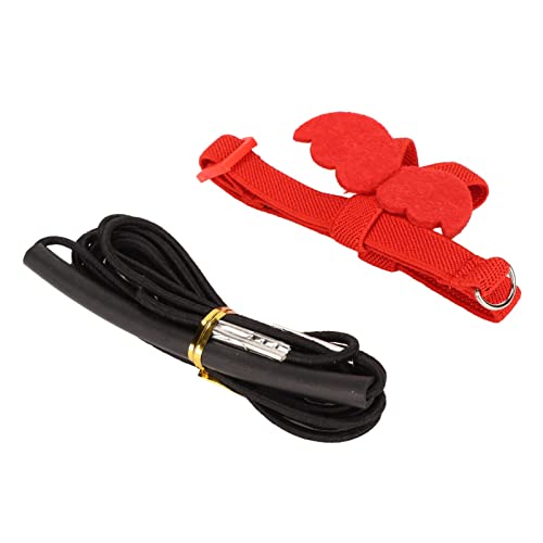 Arnês para Pássaros de Estimação, Leve, Voador, Corda de Tração, para Alexandrina, Scarlet Keck, Min