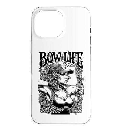 Bow Life �A�[�`���[ �K�[�� ���B���e�[�W �A�[�`�F���[ �E�[�}�� �A�[���k�[�{�[ �X�}�z�P�[�X iPhone 16 Pro Max �p