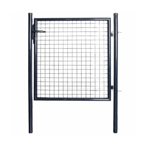 Galvanised Steel Mesh Garden Gate, 100 x 150 cm, Rustproof