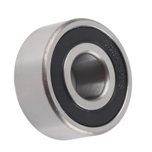 Niedriggeräusche Zylindrische Rollenlager 20x52x22mm - Ideal für Textilmaschinen, Druckmaschinen und Währungsdetektor - 3304-2RS Doppelreihe Winkelkugellager