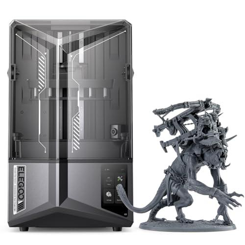 ELEGOO Saturn 4 Ultra Impresora 3D, Impresora de Resina Inteligente con Impresión Rápida, Monitoreo AI, Control Remoto, Gran Tamaño de Impresión 218.88x122.88x220 mm³