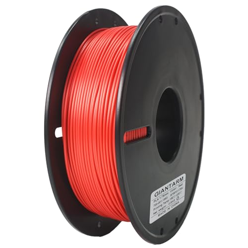 Image of GIANTARM 3D Printer Filament, 0.5kg Red PLA Filament, 1.75mm Dimension Accuracy + /- 0.03mm, 3D Printing Filament