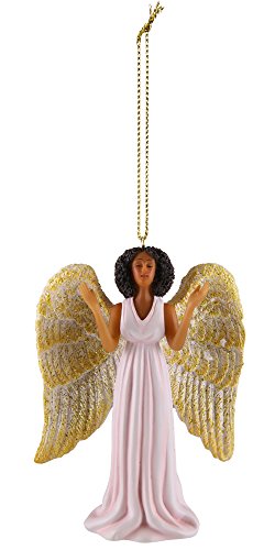 African American Expressions - Pink Angel Collectible Christmas Ornament ORNA02