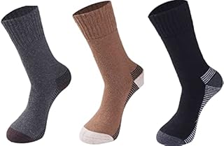 CHAAL® Men's Merino Wool thick Heavy-Duty socks for winter soft cosy warm comfortable breathable outdoor walking hiking trekking sports thermal crew sock 2.4 TOG UK Size 6-11