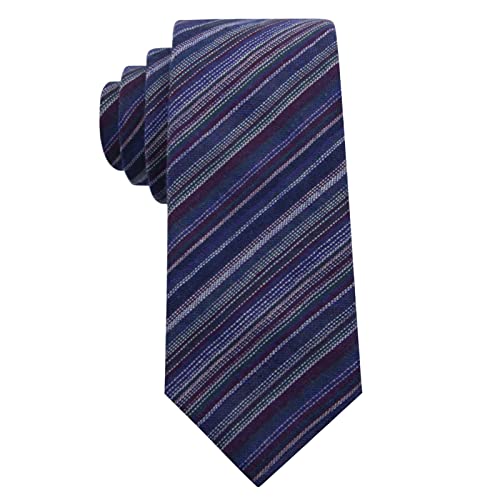Image of Mantieqingway Mens Skinny Ties,2.56 inch Cotton Neckties Striped Plaid Ties for Groom Groomsmen Wedding Party Christmas