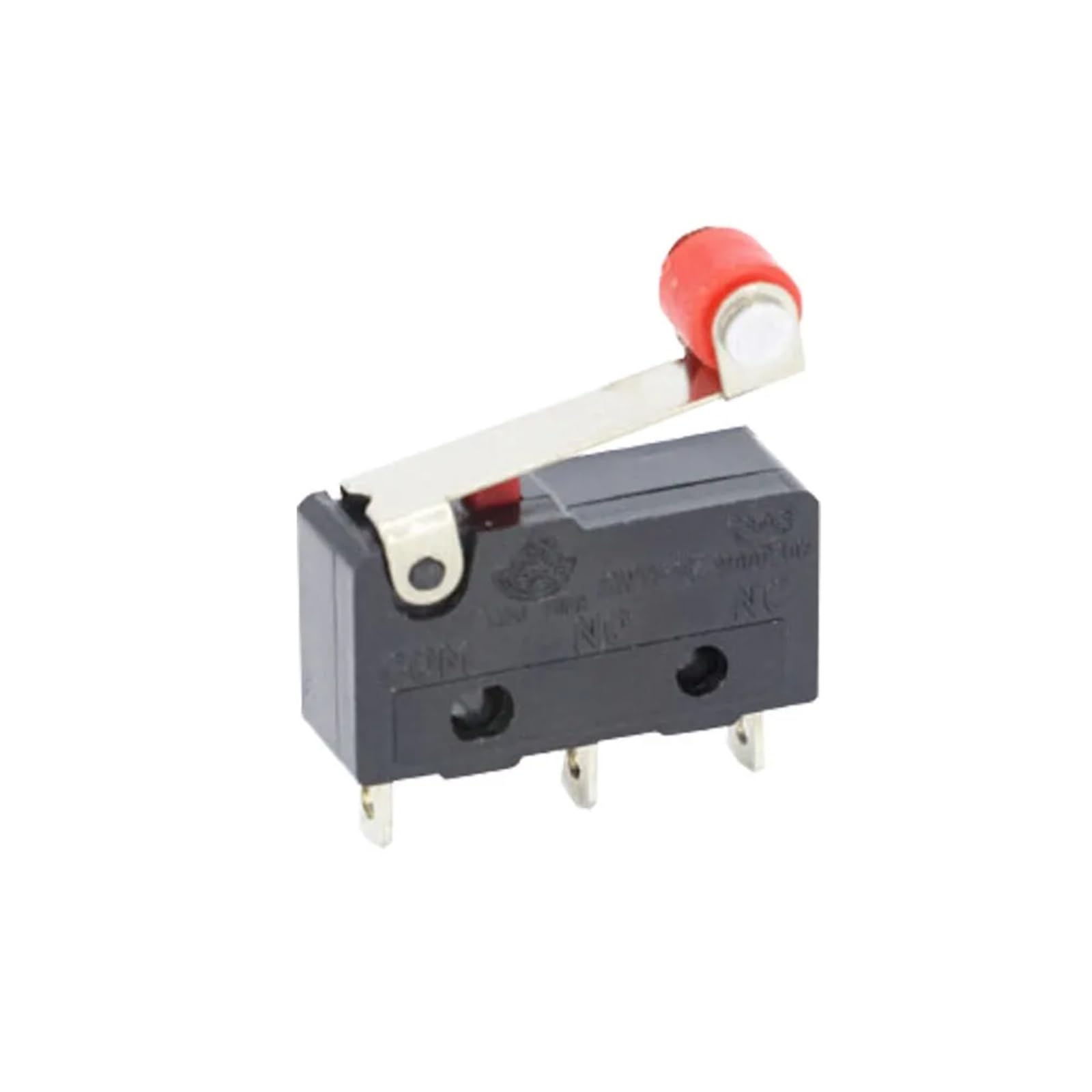 10 PZ Micro Interruttore 2/3Pin NO/NC Mini Finecorsa 5A 250VAC KW11-3Z Roller Arc leva A Scatto Push Microinterruttori(2P curved handle)