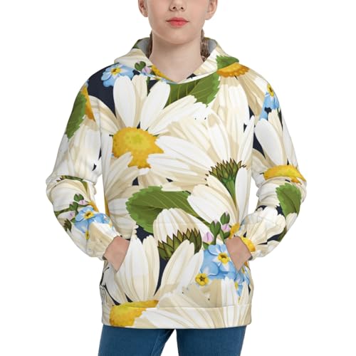 Bees Collecting Nectar Kid Hoodies Boys Sweatshirts Girls Pullover with Pocket