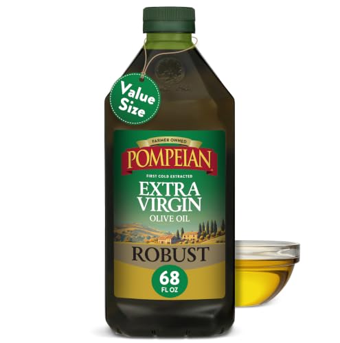 Pompeian Robust Extra Virgin Olive Oil - 68 fl oz (2 L) | First C...