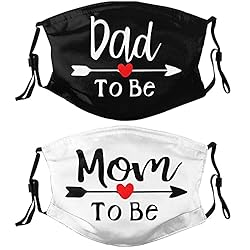 Dad to be and Mom to be masks