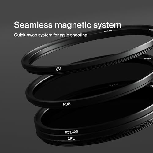 Urth 67mm Magnetyczny zestaw filtrów Essentials 4 w 1 do obiektywu (Plus) — UV, CPL, Filtry szarości ND8, ND1000, szkło optyczne z powłoką nano, ultracienkie filtry do aparatu