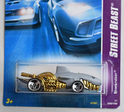Image of Hot Wheels 1:64 Scale die cast Street Beast II 2 /4, Gray SHARKRUISER 66 /180