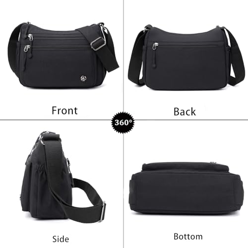 Wytidian Roomy Waterproof Crossbody Bag