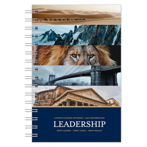 FranklinCovey - Leadership Planning Notebook | Six-Month Wire-Bound (Classic, Jul 2026 - Dec 2026)