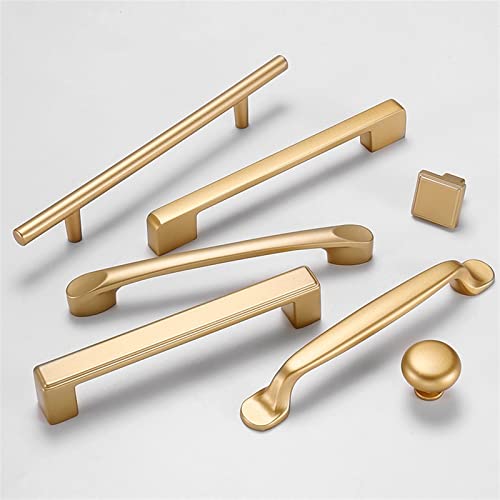 Poignées d'armoire en or mat boutons de tiroir placard cuisine - 7