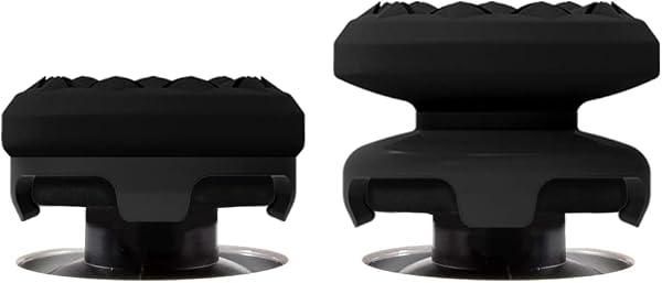 KontrolFreek FPS Freek Galaxy Black for PlayStation 4 (PS4) and PlayStation 5 (PS5) | Performance Thumbsticks | 1 High-Rise, 1 Mid-Rise | Black (Limited Edition) - 2