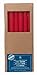 Hosley Set of 12 Red Unscented Taper Candles 10 High. Using Wax Blend. Ideal for Wedding Emergency Lanterns Spa Aromatherapy Party Reiki Church Vigil O4