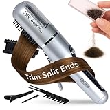 Split Ender Mini tagliacapelli salon professionale senza fili per doppie punte per doppie punte secche, danneggiate e fragili argento