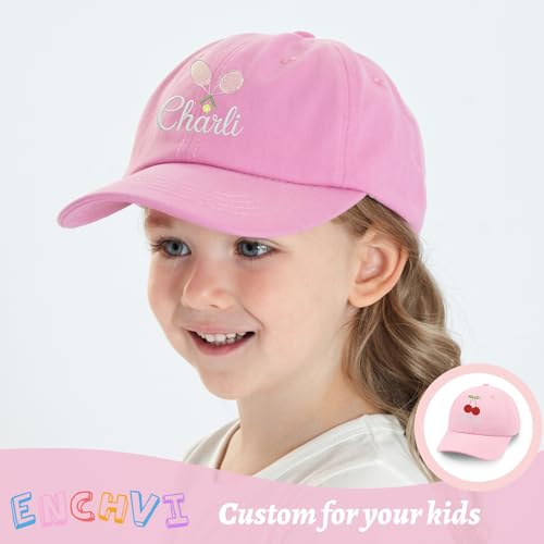 Image of Personalized Baby Infant Baseball Cap Custom Boys Girls Embroidered Sun Hat Custom Trucker Hats for Toddler Kids