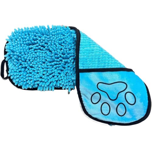 Generisch Accessoires d'entretien en microfibre – 53 x 18 cm – Serviettes lavables | Serviette douce pour chien pour chat Douche Nettoyage des portes en verre Lavage de voiture à la maison et à