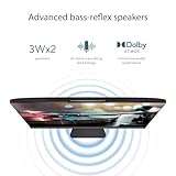 ASUS M3402 All-in-One, 23.8” FHD Touch Display, AMD Ryzen™ 5 7520U Processor, 16GB RAM, 512GB SSD, Windows 11 Home, Kensington Lock, Black, M3402WFA-PB504T - Image 4