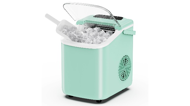 Image of NEWBULIG Ice Maker, Countertop Ice Machine with Handle