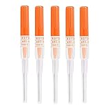 Unihubys Katheter-Piercing-Nadeln - 50 Stk. 14-Gauge-Ohrnasen-Piercing-Nadeln IV Katheter-Nadeln für Piercing-Tattoo-Werkzeuge, Piercing-Kit, Piercing-Zubehör (14G)