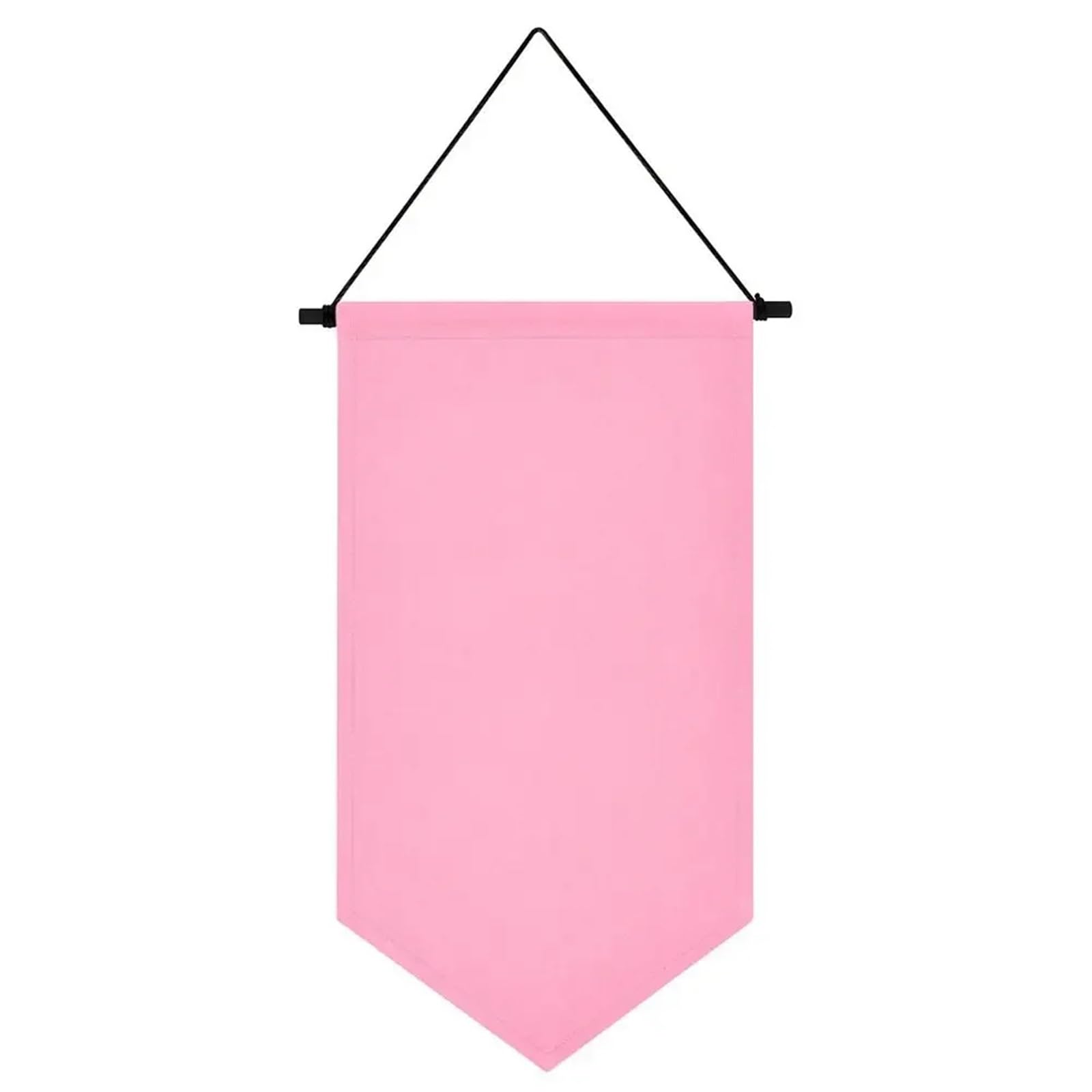 Maryear Pink Pin Wall Display 6Pcs Triangle Flag Wall Hanging Canvas Brooch Pin Display Multifunctional Badge Storage Pennant(Pink)