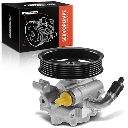 Frankberg Power Steering Pump Steering System Hydraulic Pump with pulleys Compatible with Tourneo Connect I4 1.8L 2002-2013 Transit Connect P65_ P70_ P80_ I4 1.8L 2002-2013 Diesel Replace# 1332451