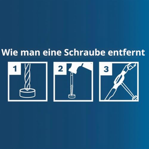 BOSCH BSPE6D Schraubenausdreher aus kohlenstoffreichem Stahl mit Spiralnuten, 12-teiliges Set… – Ansicht 4