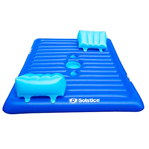 Inflatable Blue Dual Swimming Pool Lounger - 78
