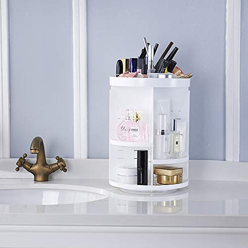 Rangement cosmétique rotatif pour coiffeuse chic et nette - 4
