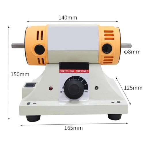 Pulidor de joyas con motor de 350W y velocidad variable para trabajos en jade 3