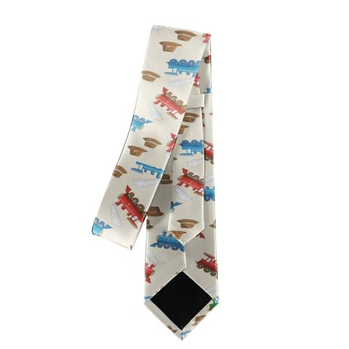 Supdreamc Men & Boys Elegant Paisley Necktie - 3D Pattern Print Slim Tie for Groomsmen4