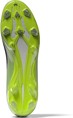 adidas Unisex X Crazyfast.2 Firm Ground Sneaker, White/Core Black/Lucid Lemon, 10 US Men | Image 1