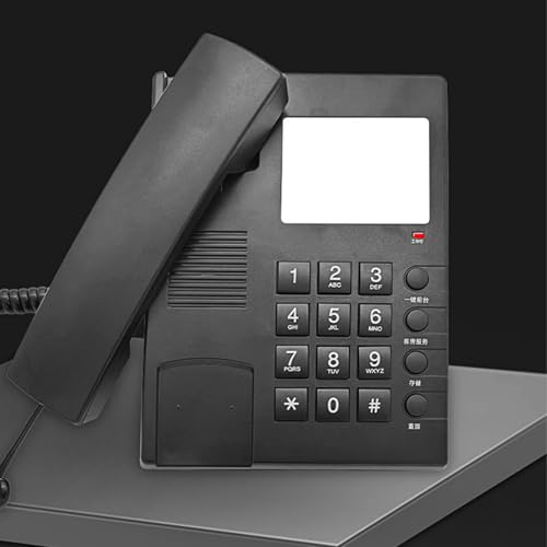 Téléphone de chambre d'hôtel fixe gain de place mural petit format - 6