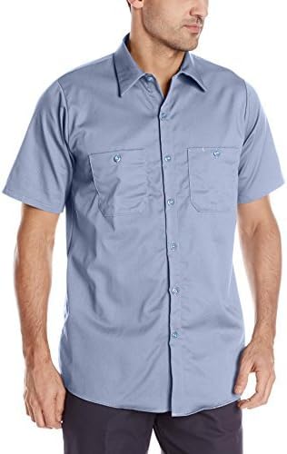 mens short sleeve cotton work shirts
