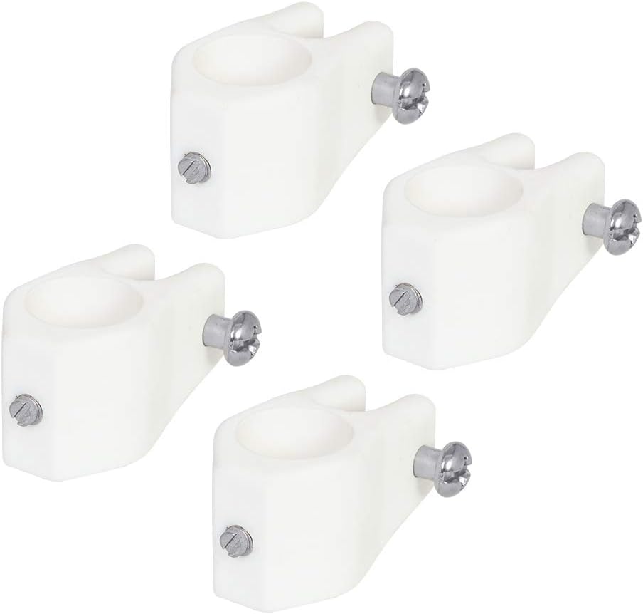 White Water 58706W-4PK Bimini Top Fittings White Nylon Jaw Slide, 3/4 (4-Pack)
