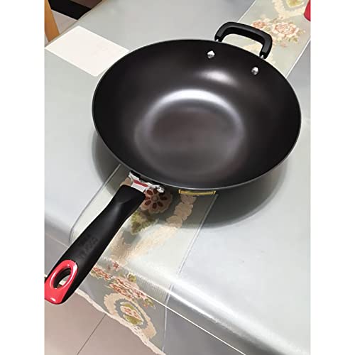 Wok de Hierro Fundido 32 cm con Tapa miniatura 6